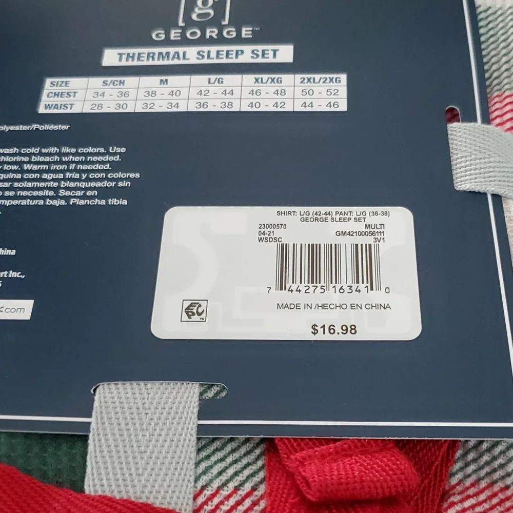 MEN THERMAL PJ'S - Picture 4 of 4